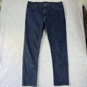 Michael Kors Mens Jeans Blue Dark Wash Denim Grant Classic Fit Stretch 38/32